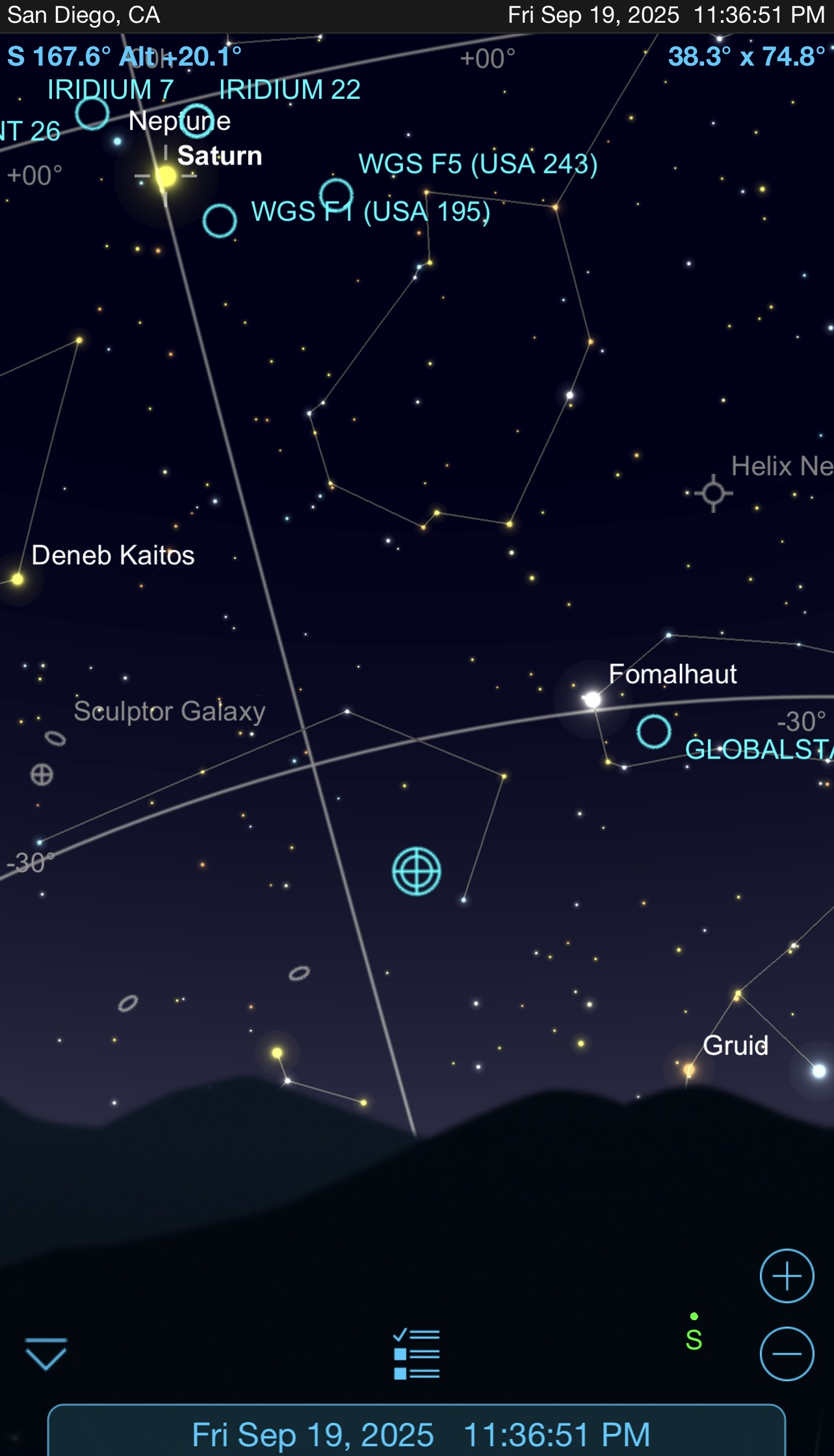 Finding Saturn Sep 25