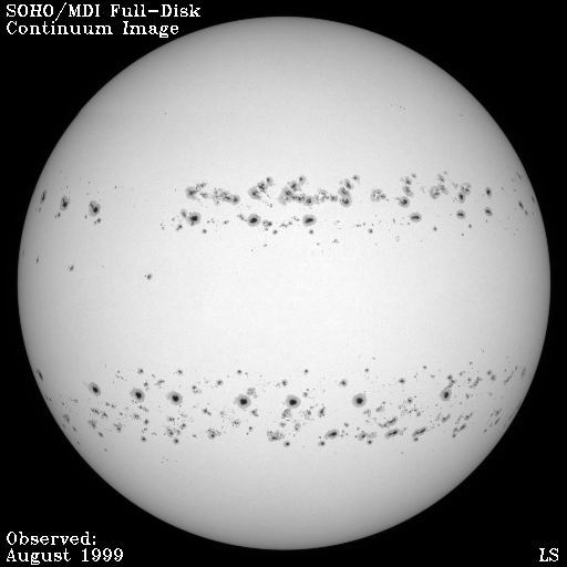 sunspots rotate